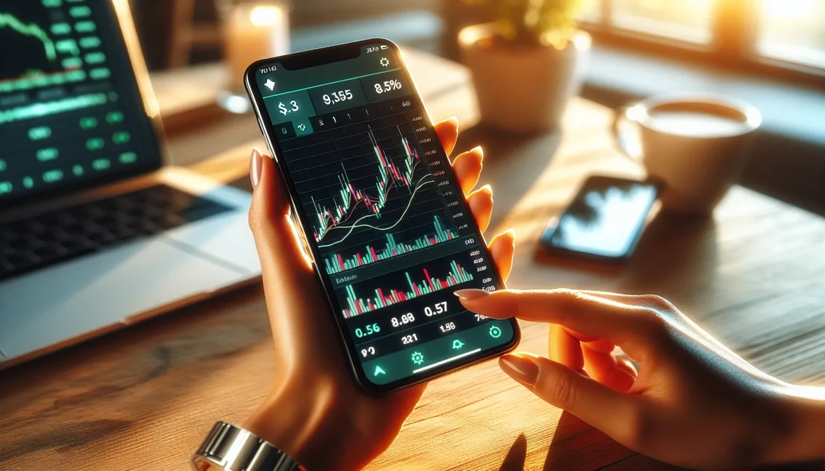 smartphone-displaying-ponke-cryptocurrency-market-cap-and-price-chart-in-home-office-setting