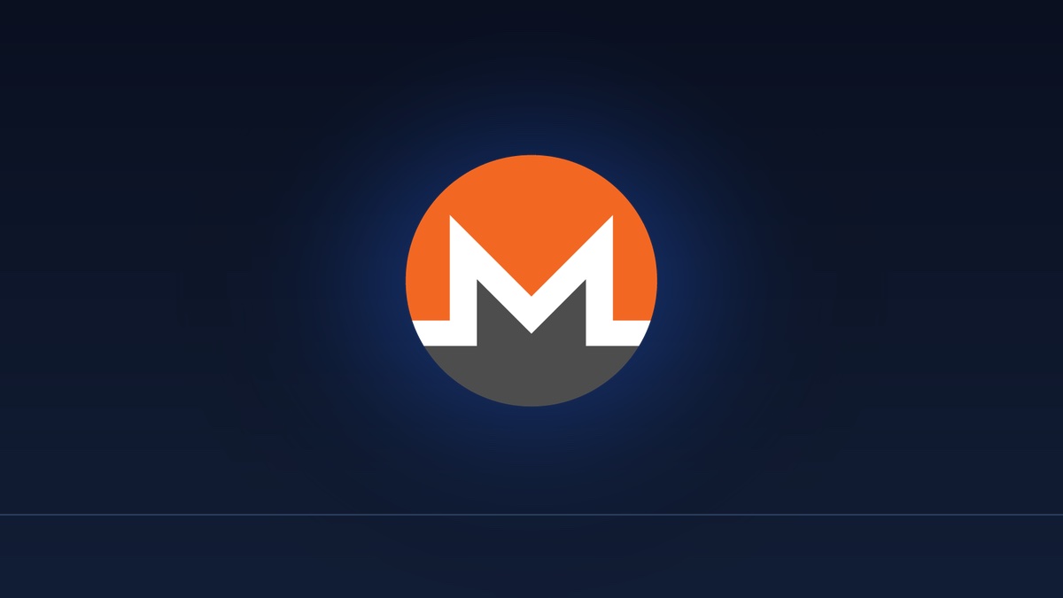 Monero XMR logo, the privacy coin with mandatory ring signature encryption