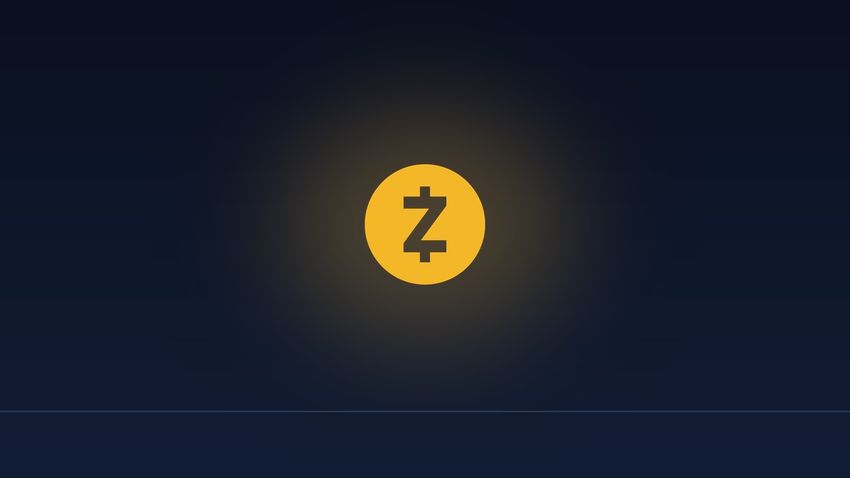 Zcash ZEC logo, the privacy coin using zk-SNARKs with optional shielded addresses
